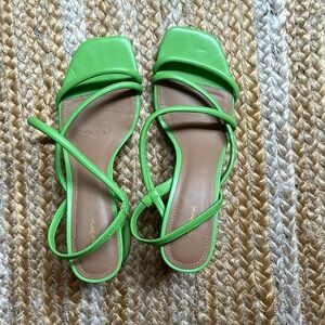 & Other Stories Lime Green Heels
